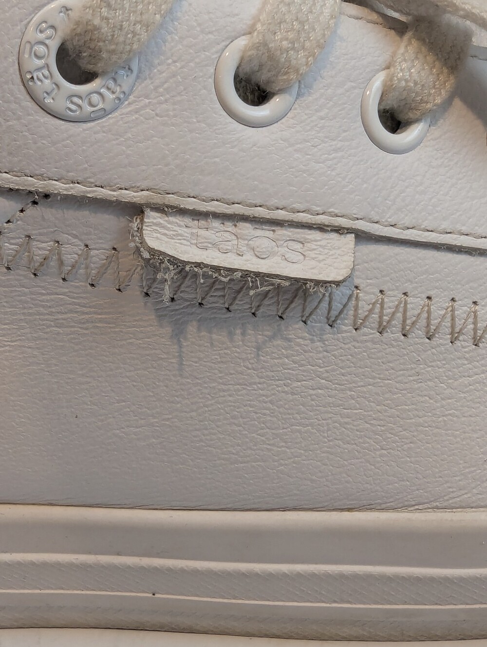 Taos Plim Soul Lux White Leather Comfort Sneakers Size 9 - Picture 9 of 14